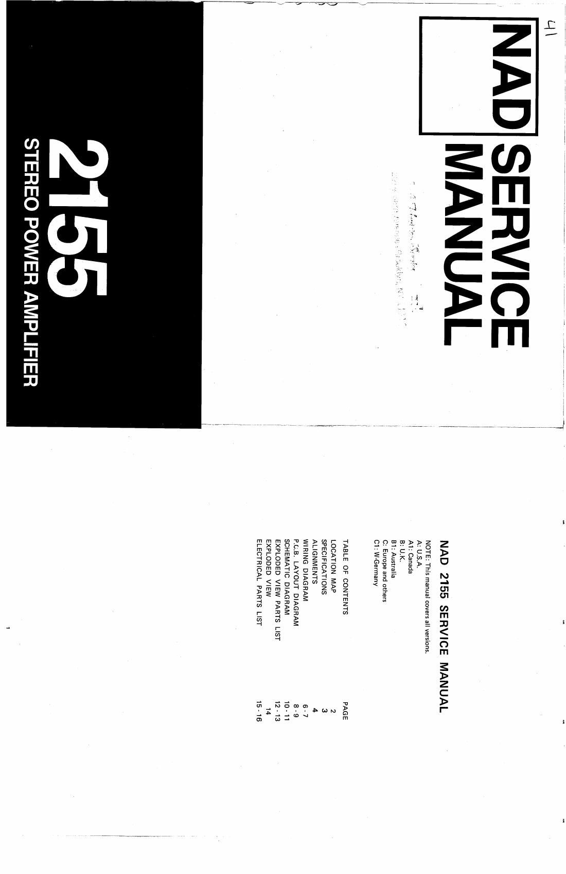 Nad 2155 Service Manual 2