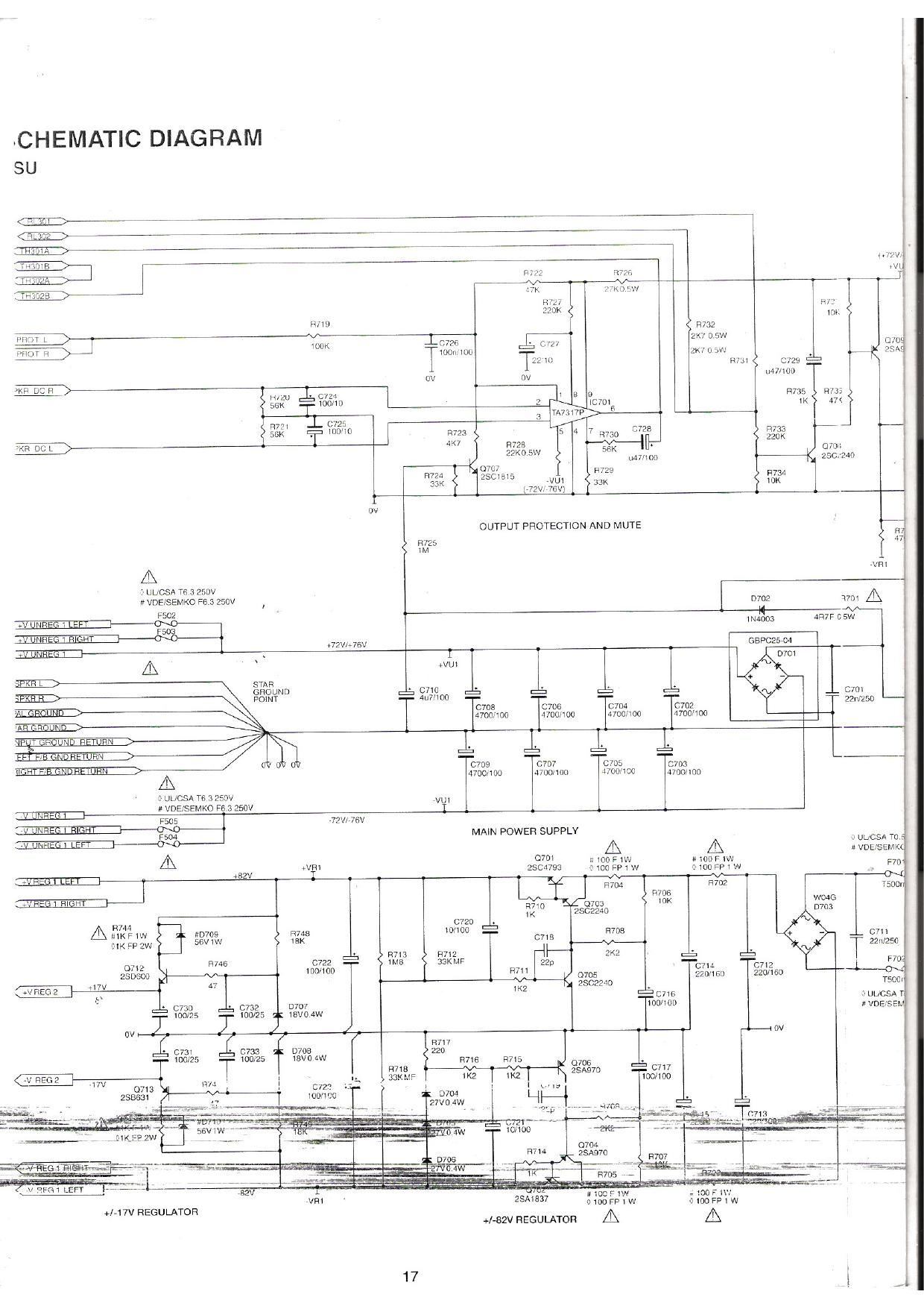 Nad 218 THX Schematic