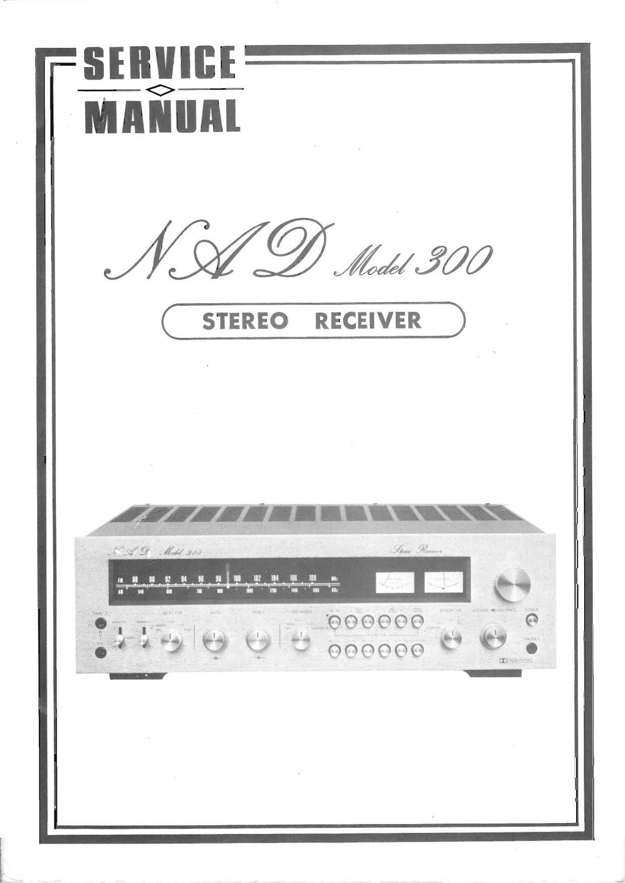 Nad 300 Service Manual