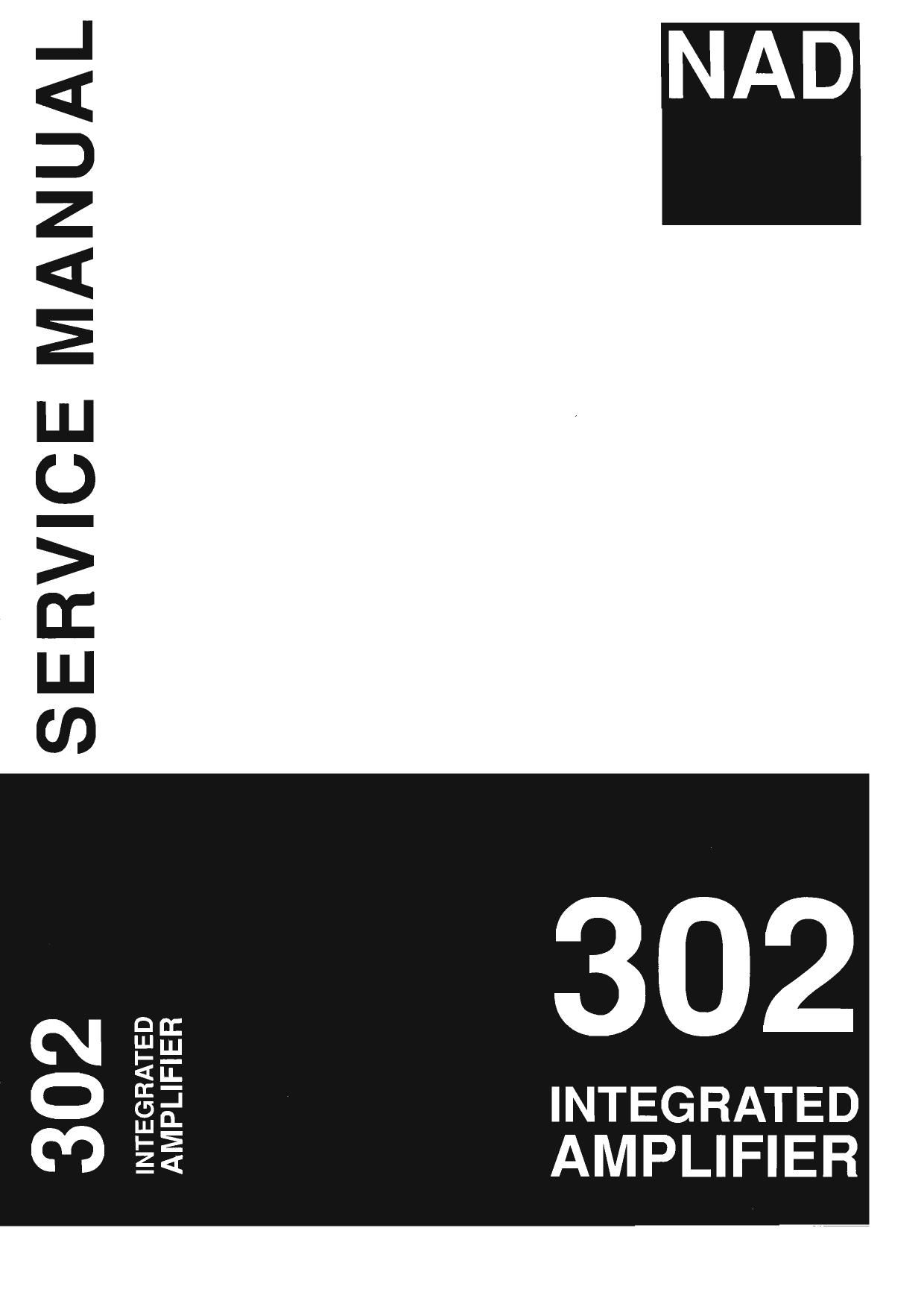 Nad 302 Service Manual