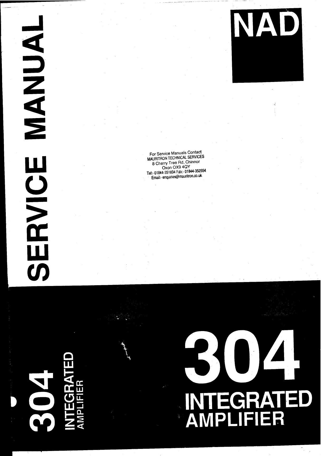 Nad 304 Service Manual