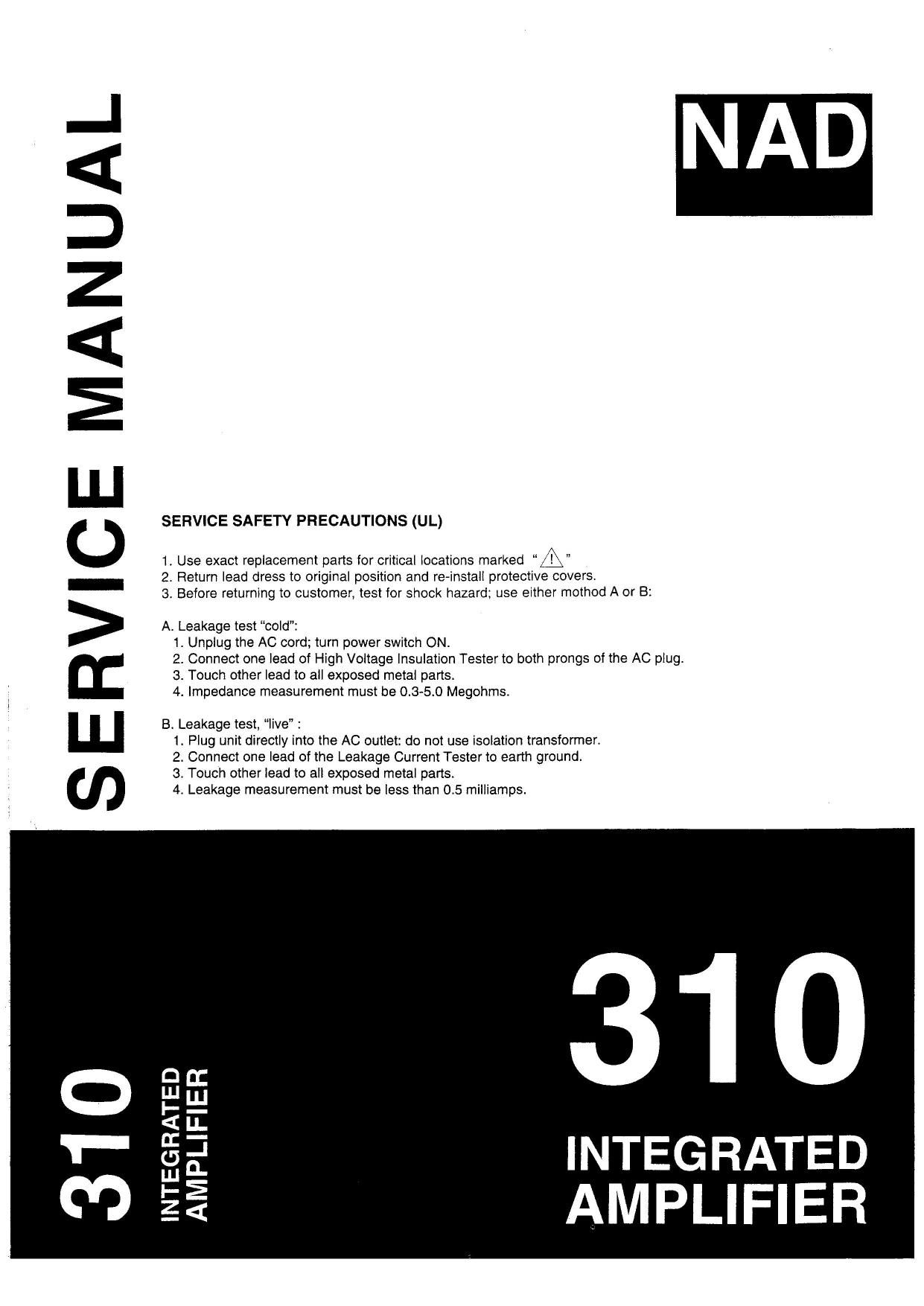 Nad 310 Service Manual 2