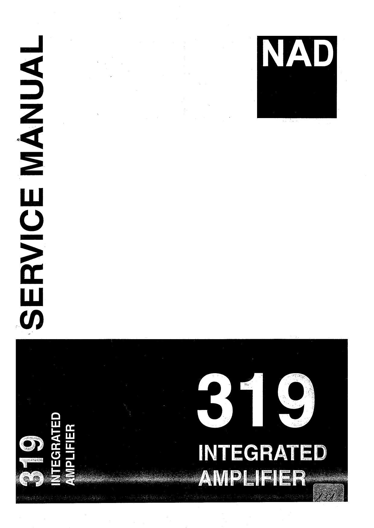 Nad 319 Service Manual