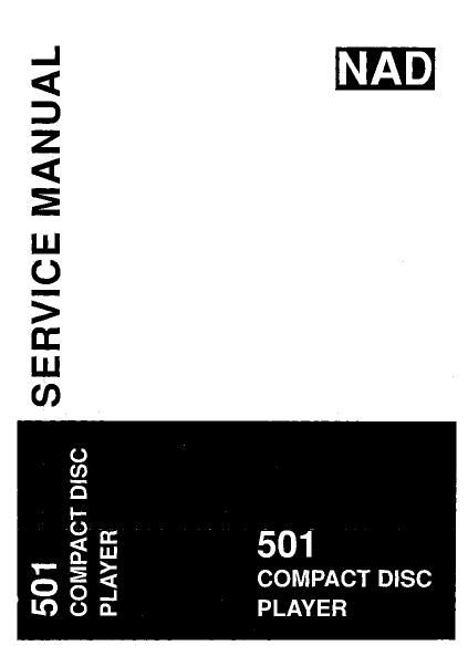 Nad 501 Service Manual