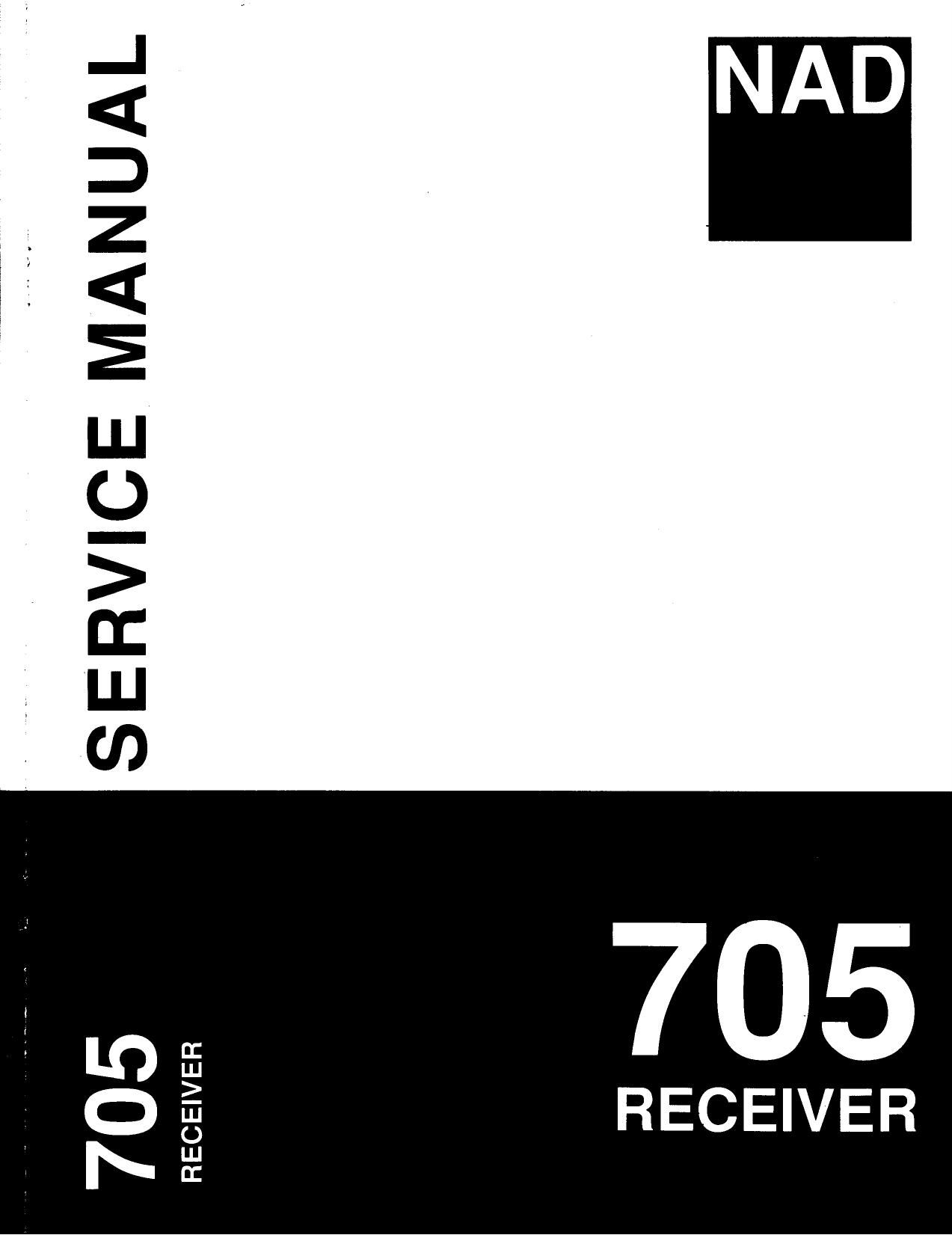 Nad 705 Service Manual