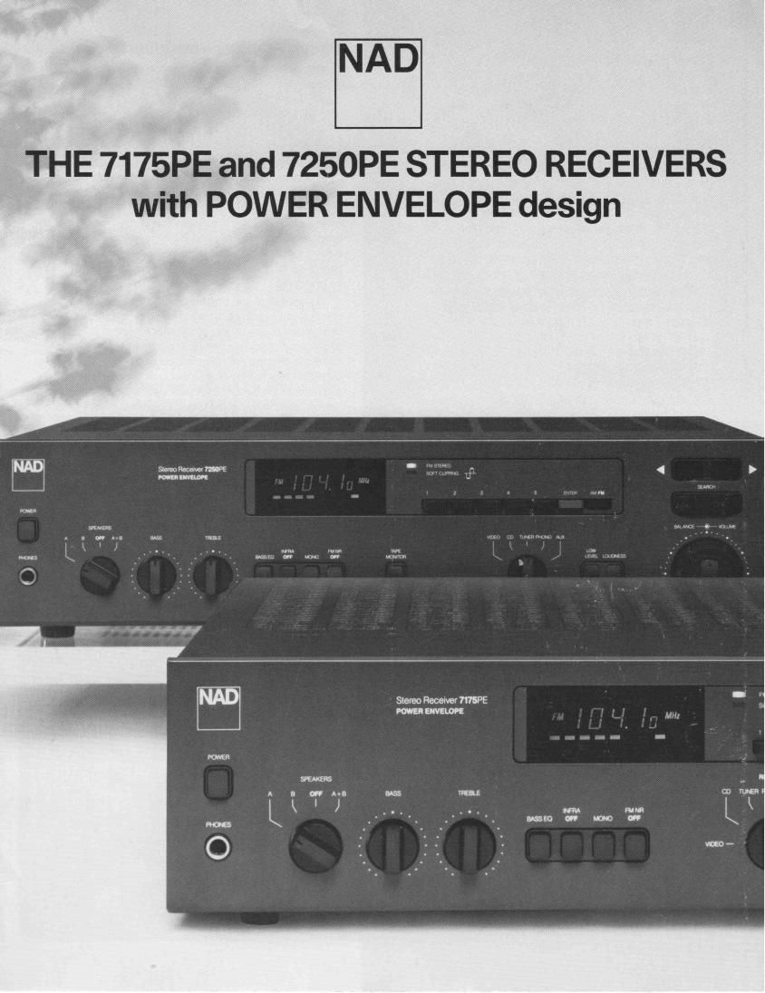 Nad 7175PE 7250PE Brochure