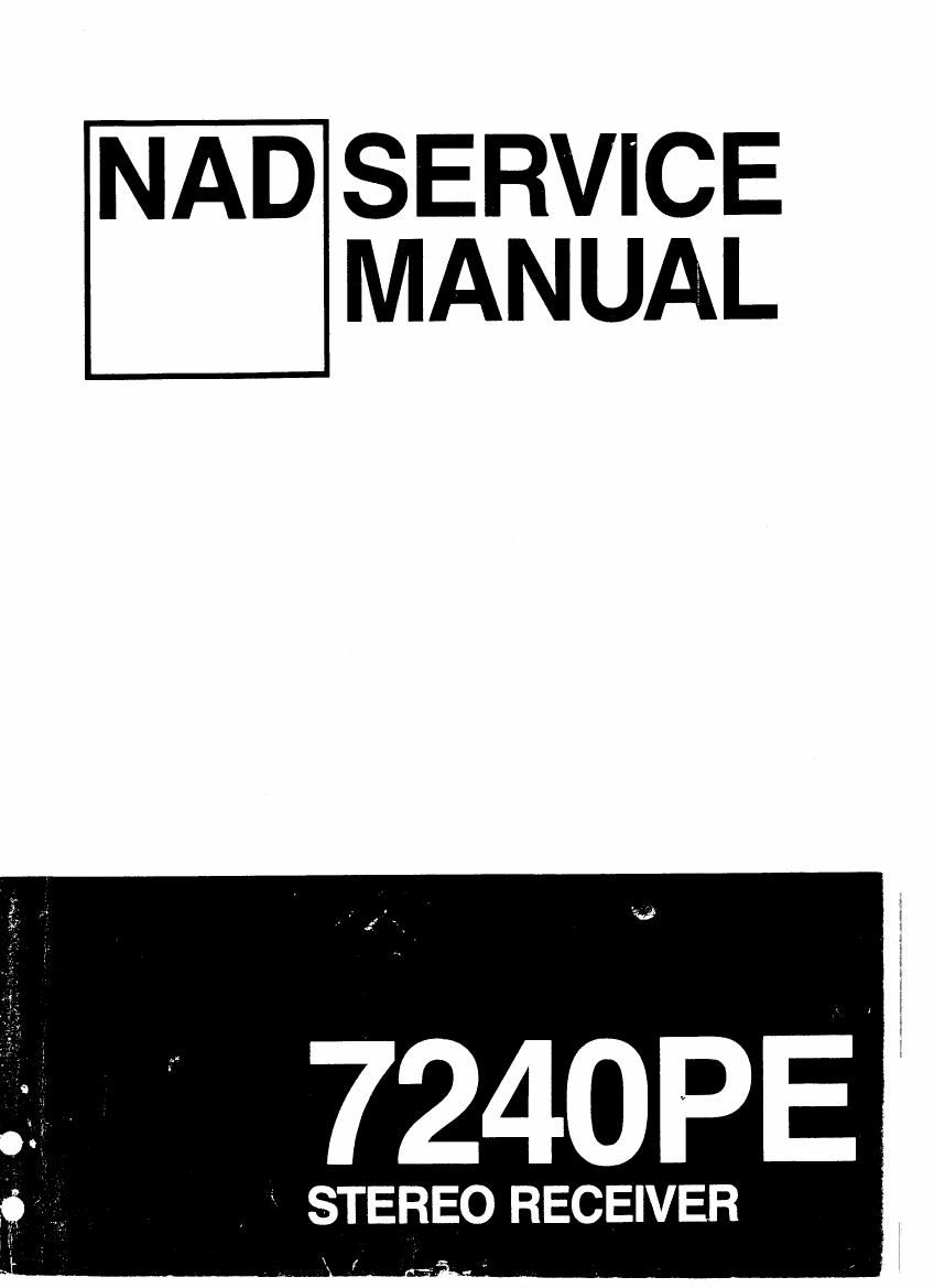 Nad 7240 PE Service Manual