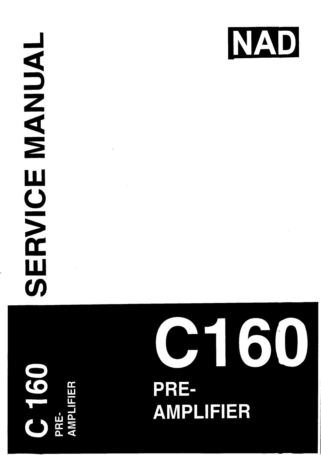 Nad C 160 Service Manual