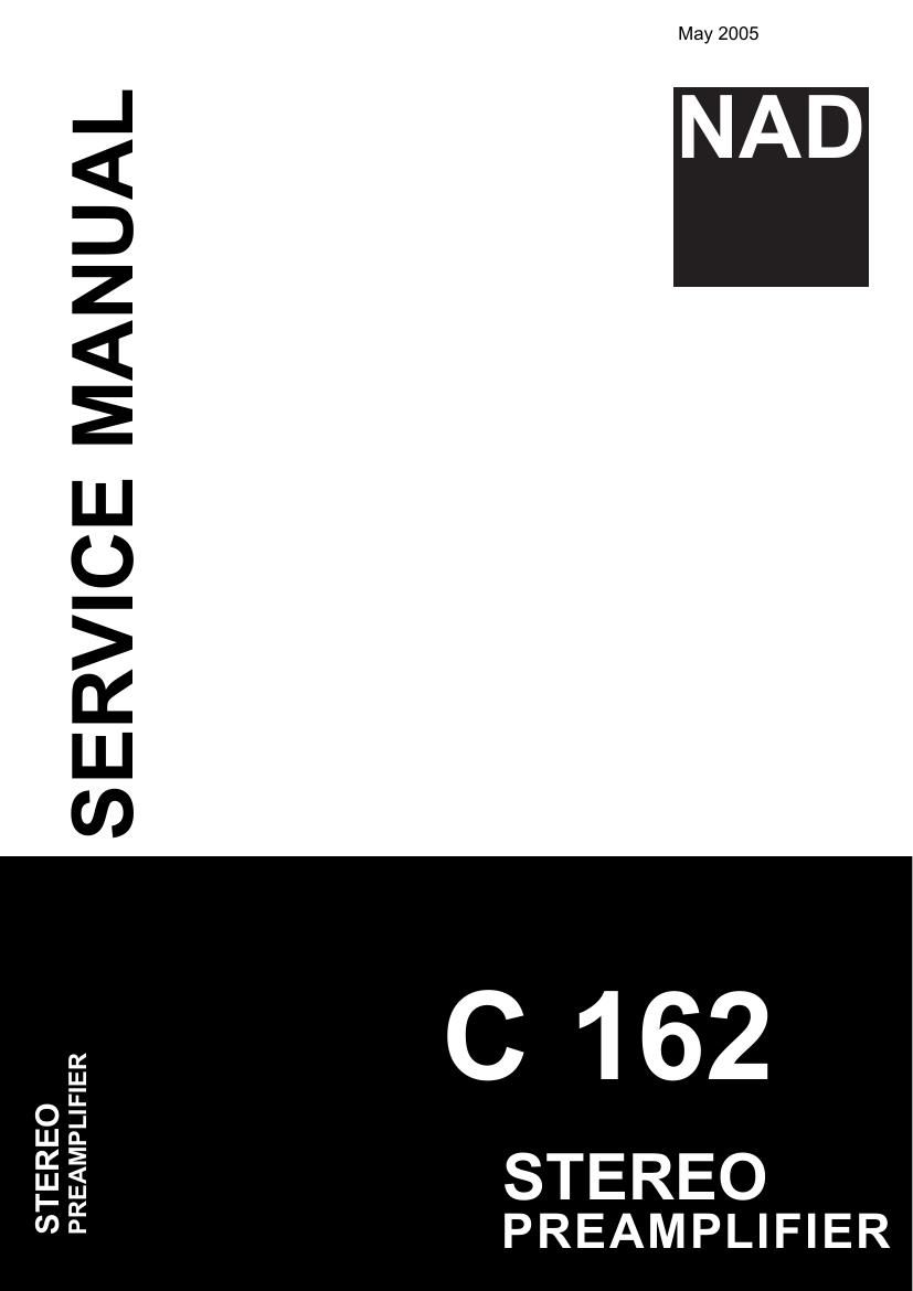 Nad C 162 Service Manual