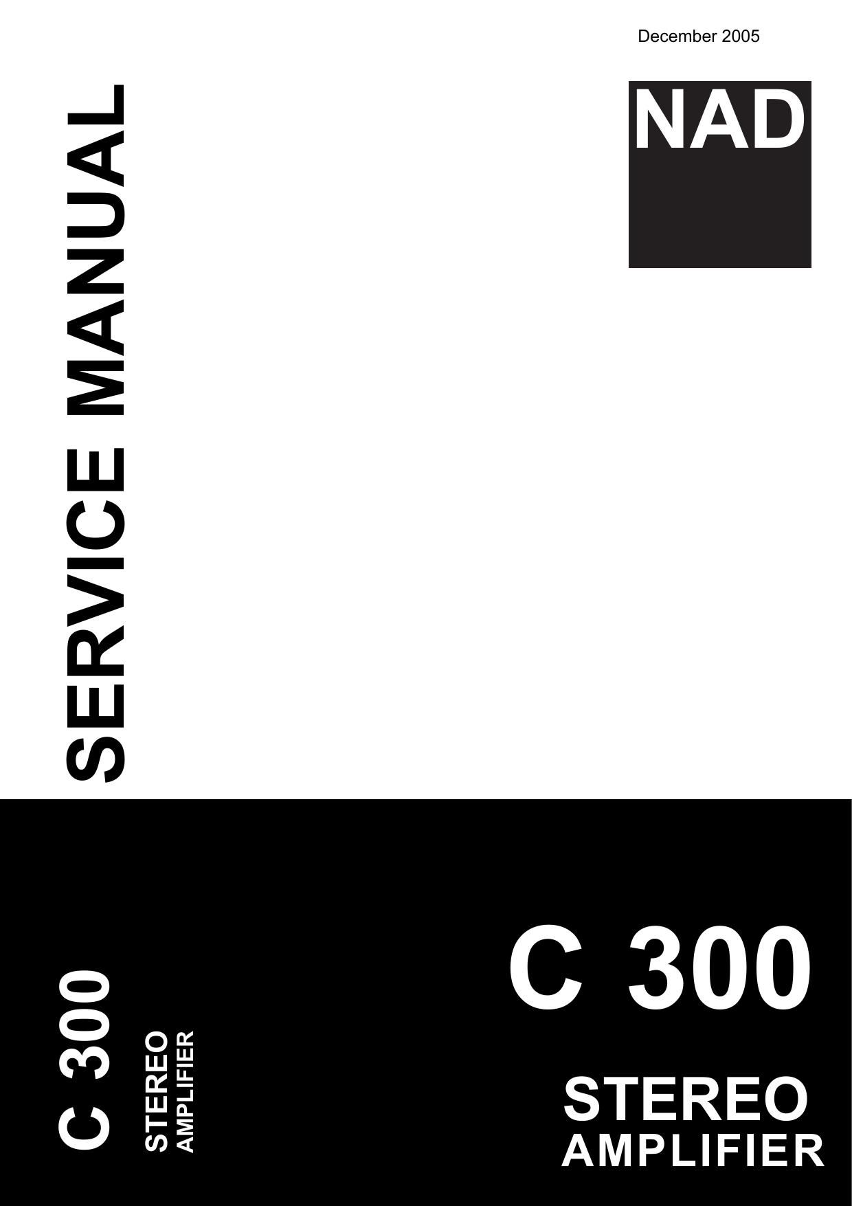Nad C 300 Service Manual