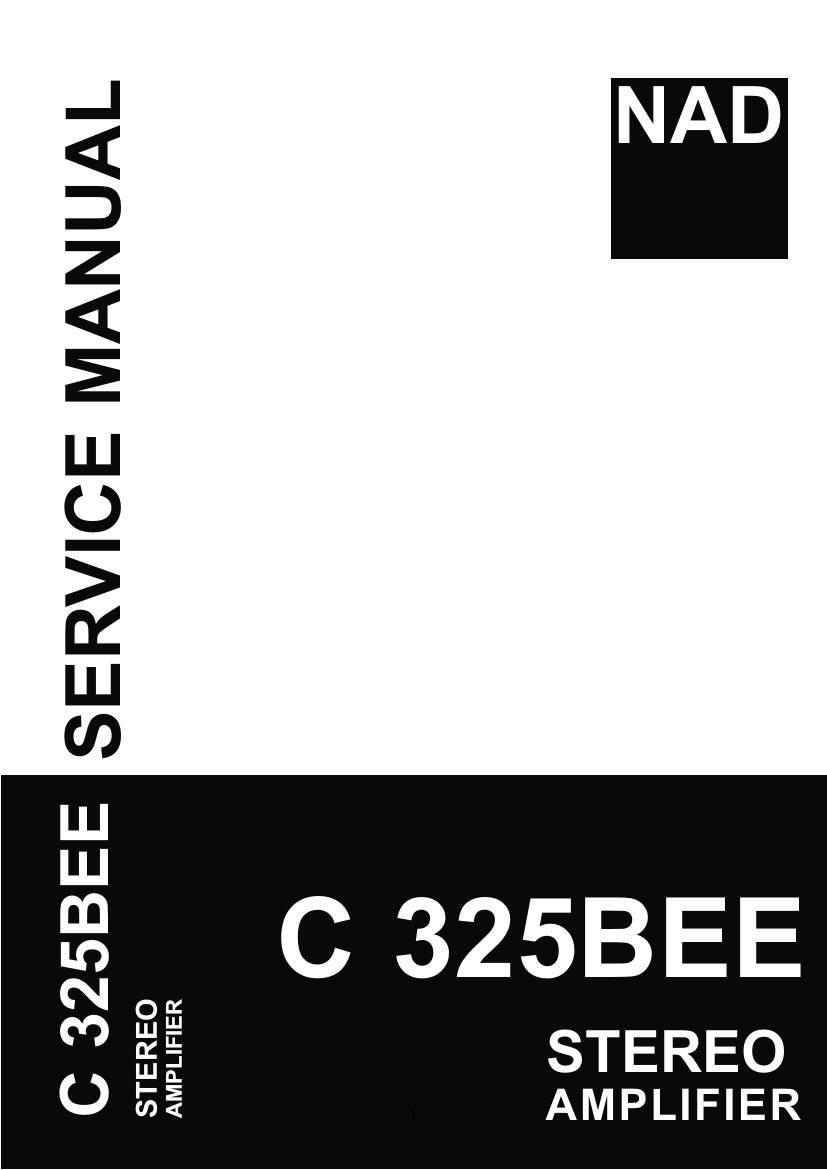 Nad C 325 BEE Service Manual
