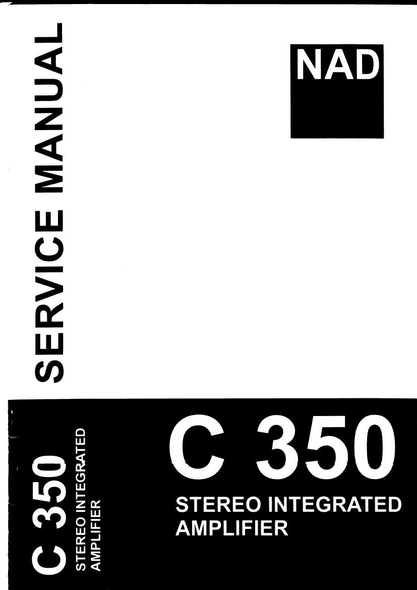 Nad C 350 Service Manual