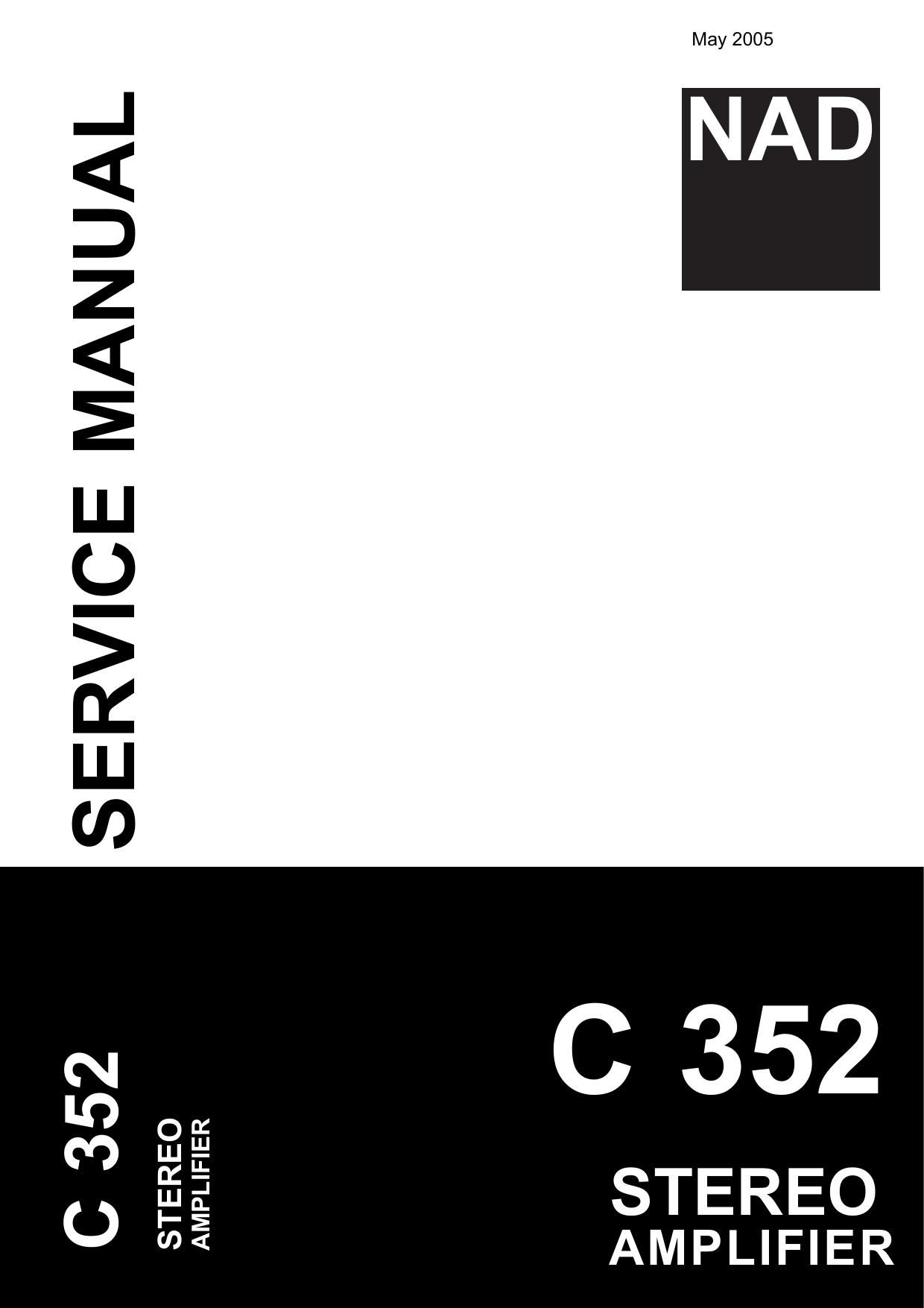 Nad C 352 Service Manual