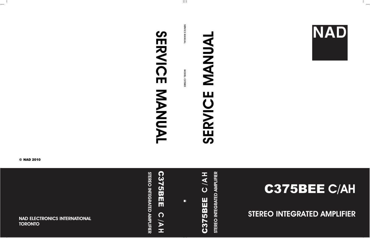 Nad C 375 BEE Service Manual
