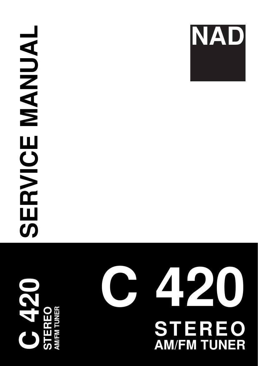 Nad C 420 Service Manual