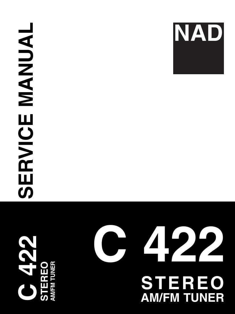 Nad C 422 Service Manual