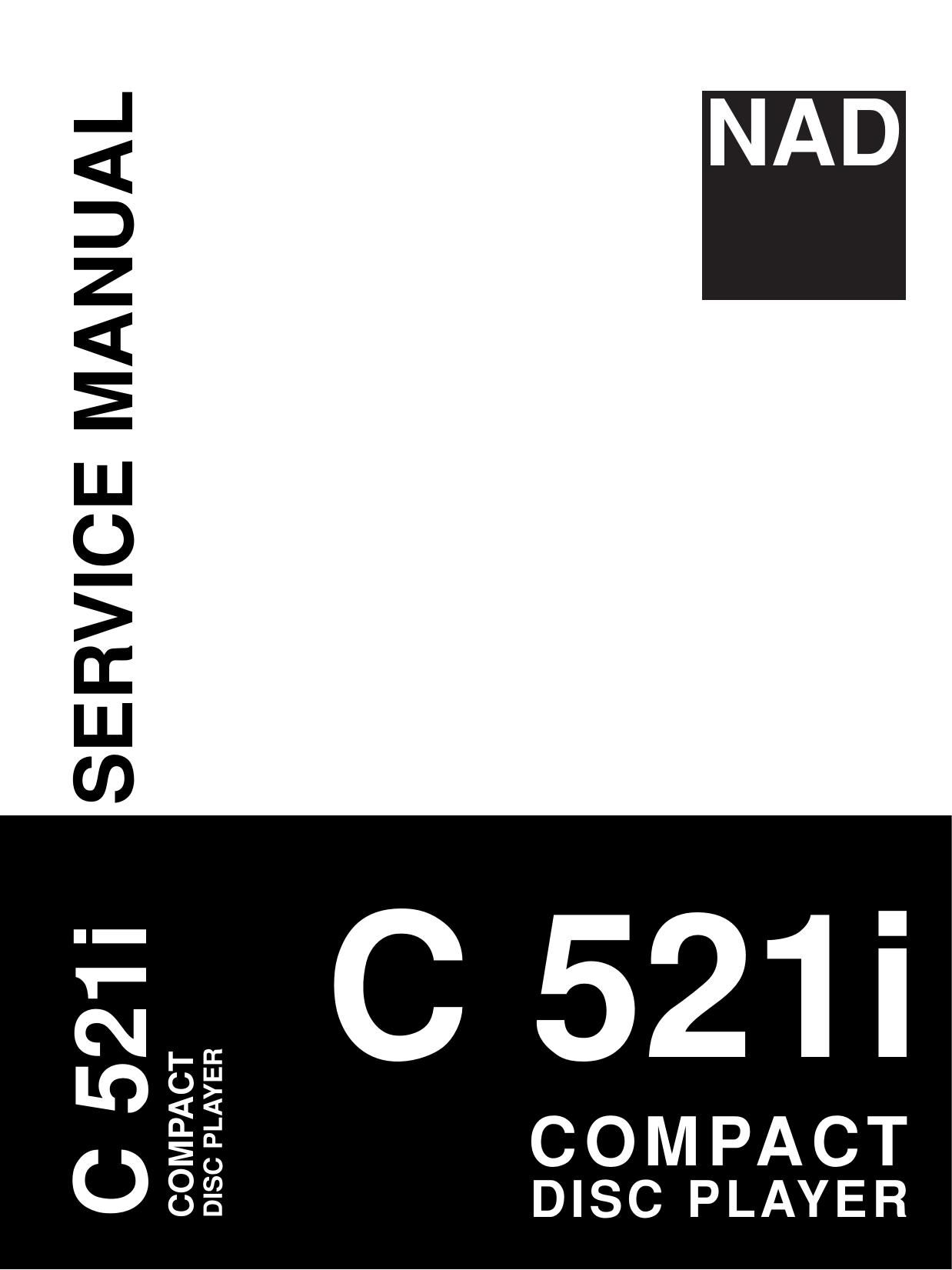 Nad C 521 I Service Manual