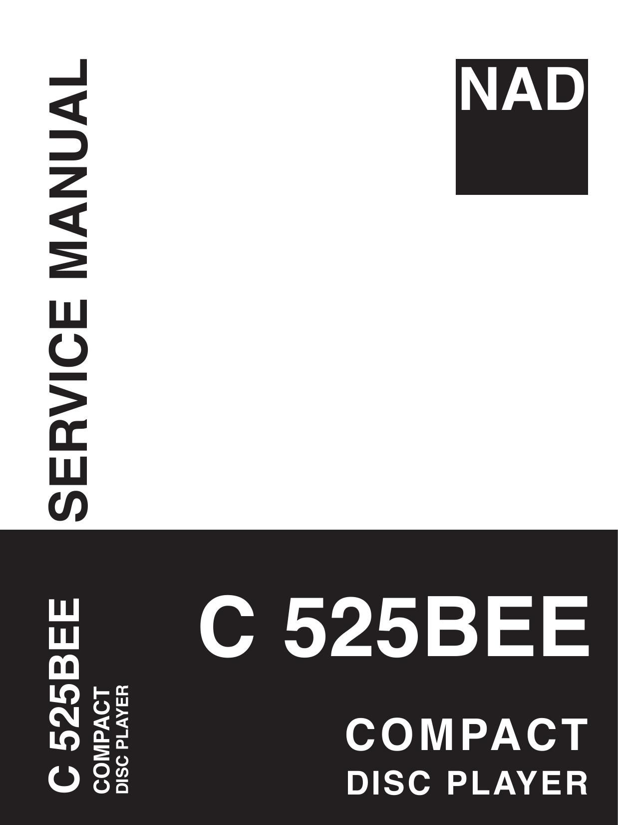 Nad C 525 BEE Service Manual