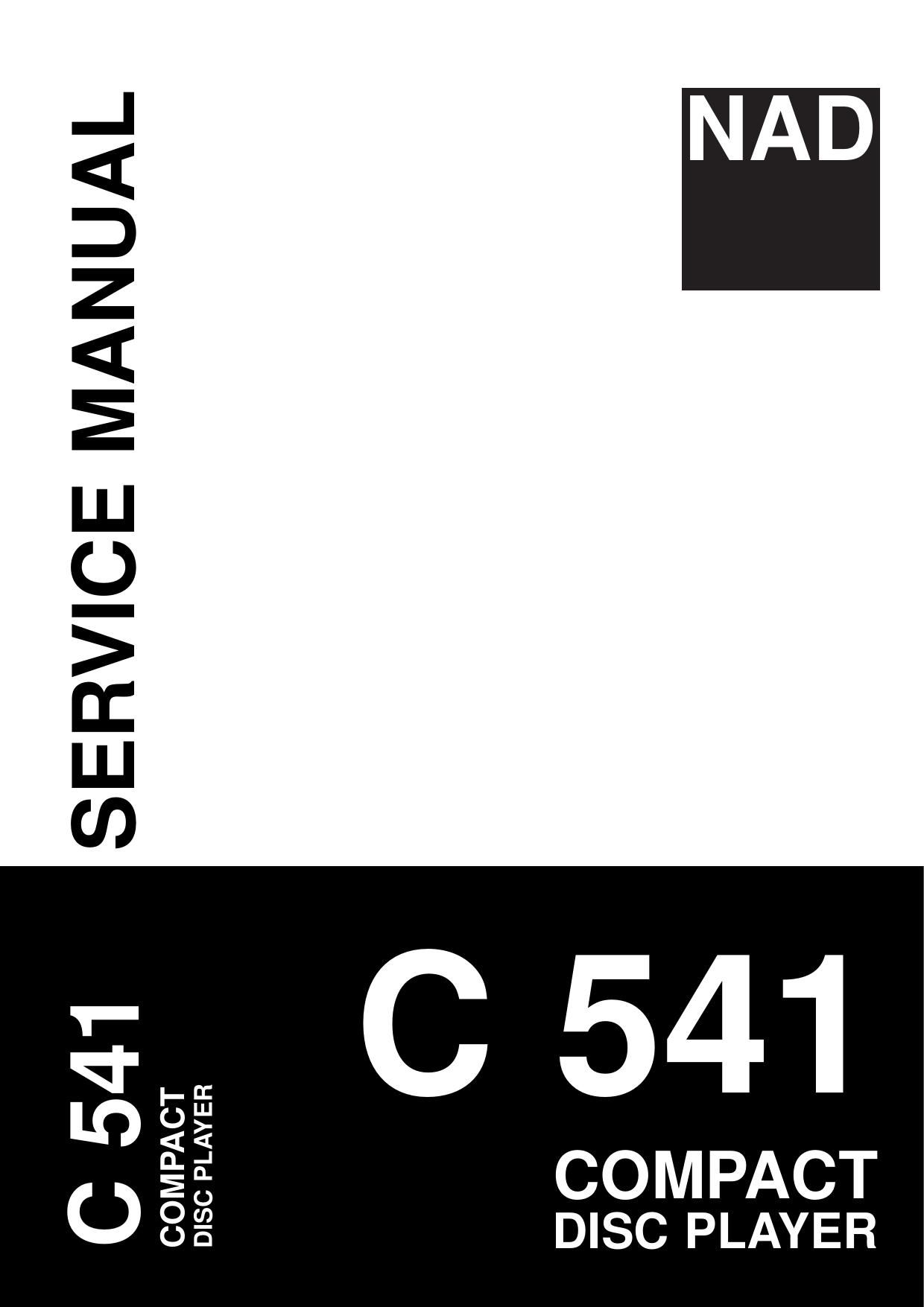 Nad C 541 Service Manual