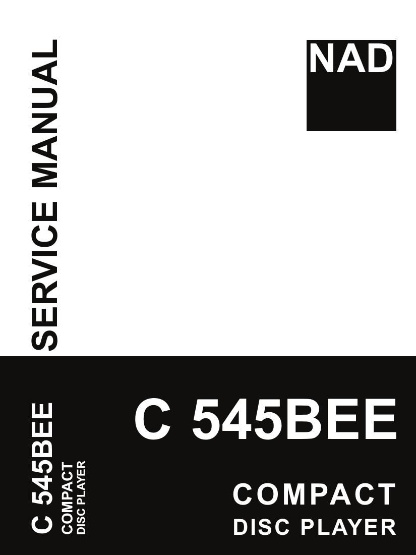 Nad C 545 BEE Service Manual