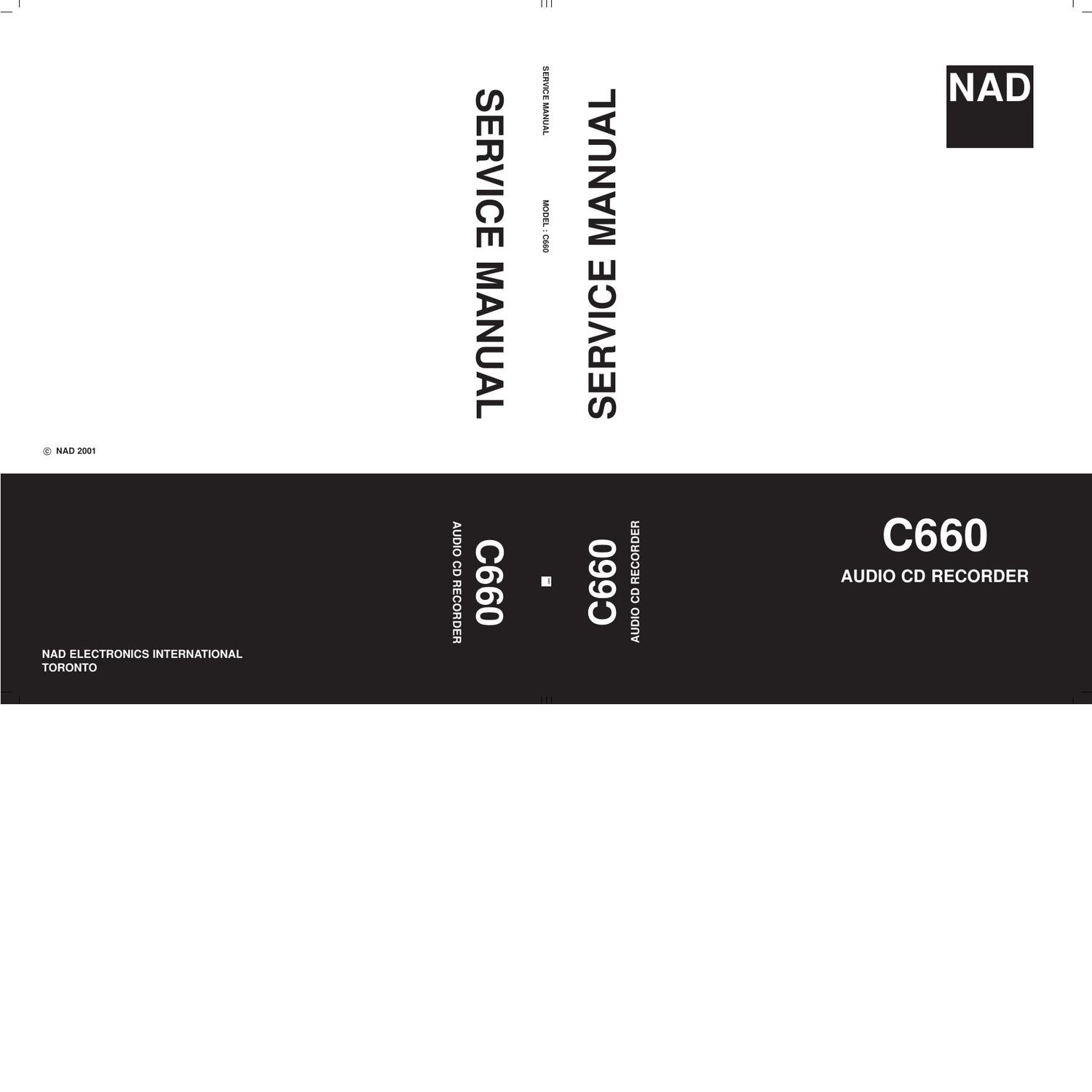 Nad C 660 Service Manual