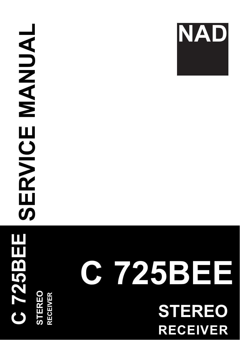 Nad C 725 BEE Service Manual