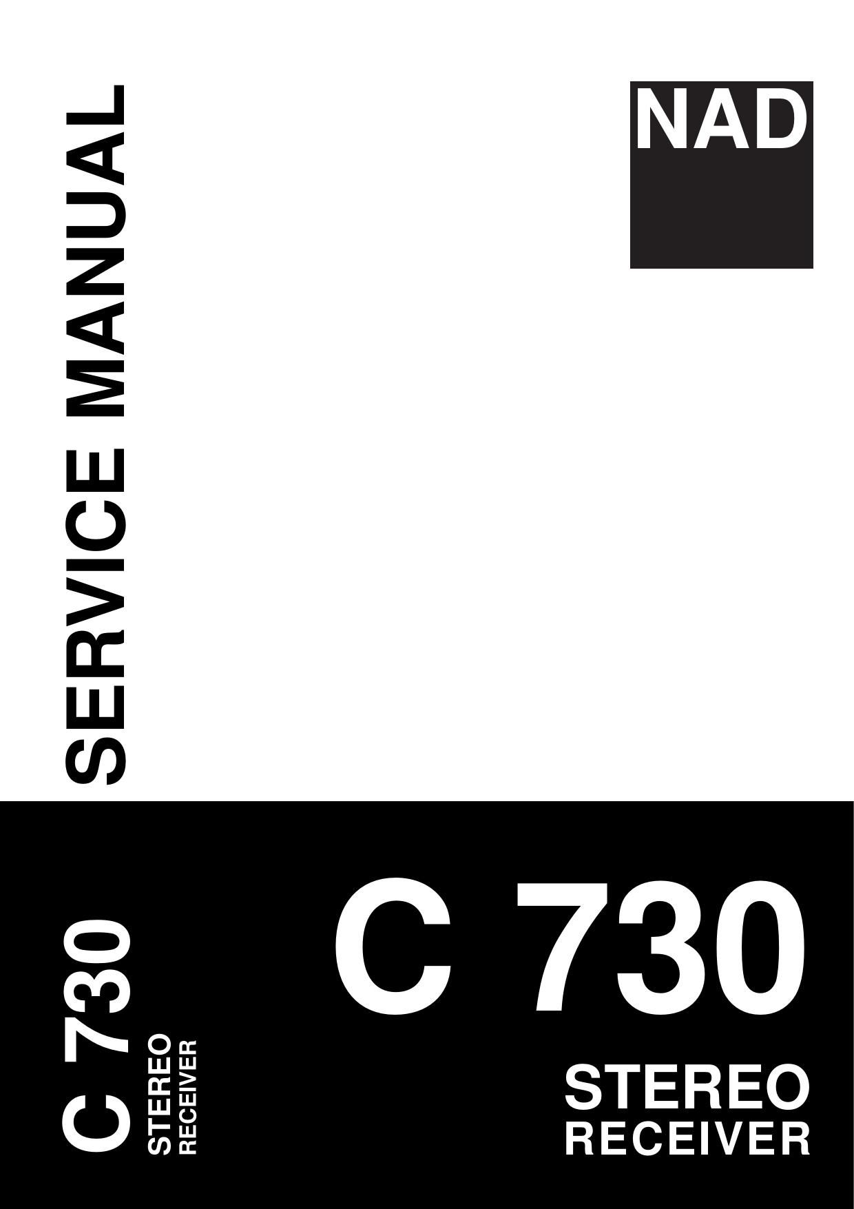Nad C 730 Service Manual