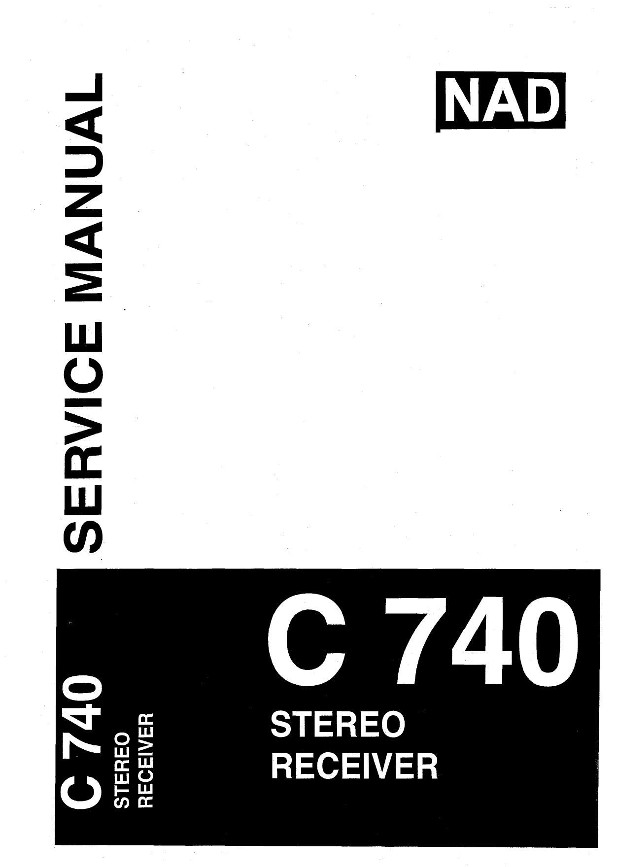 Nad C 740 Service Manual