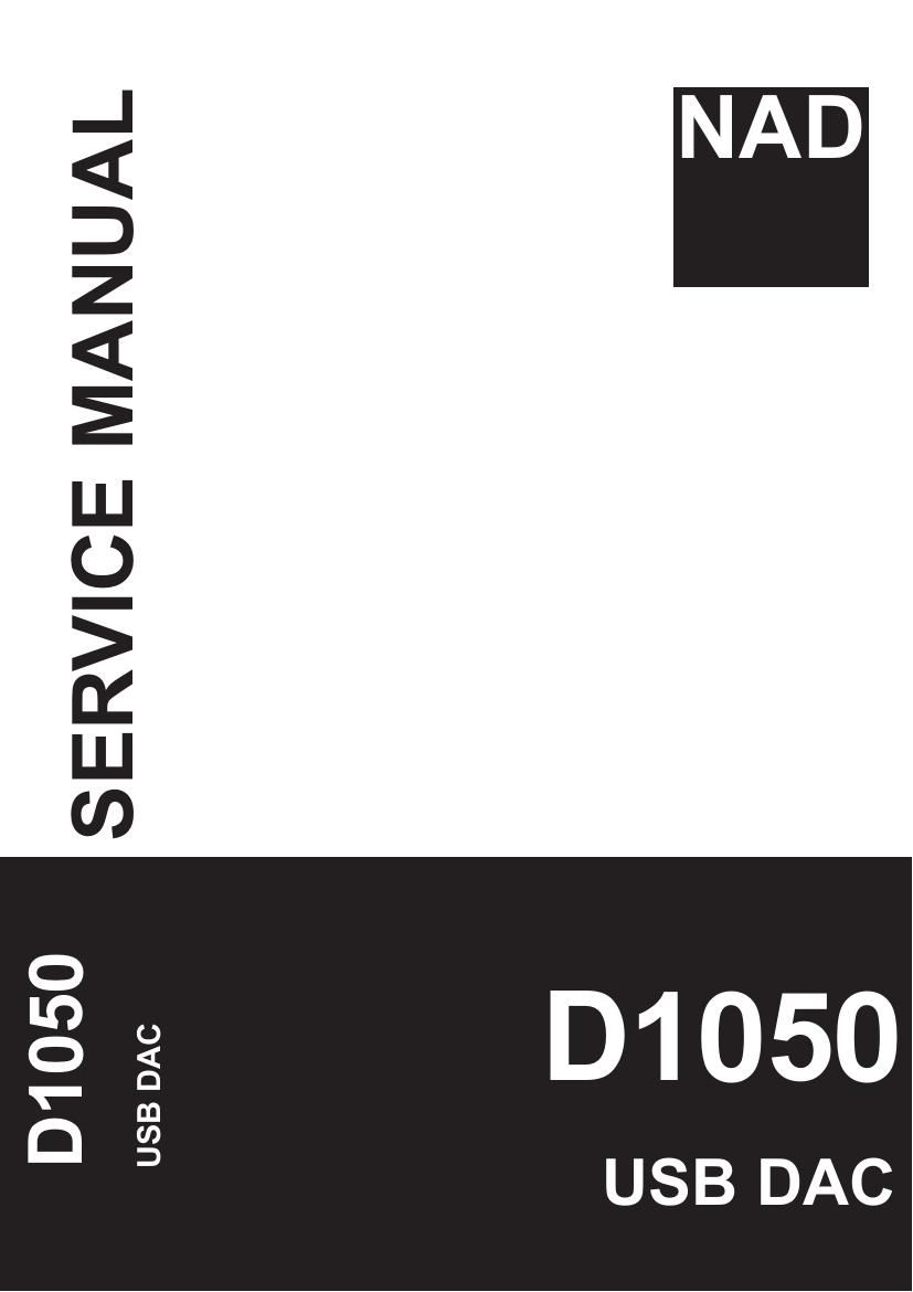 Nad D 1050 Service Manual