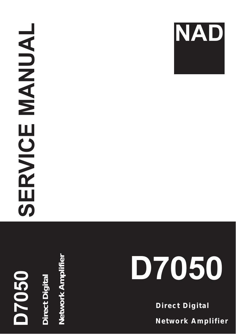 Nad D 7050 Service Manual