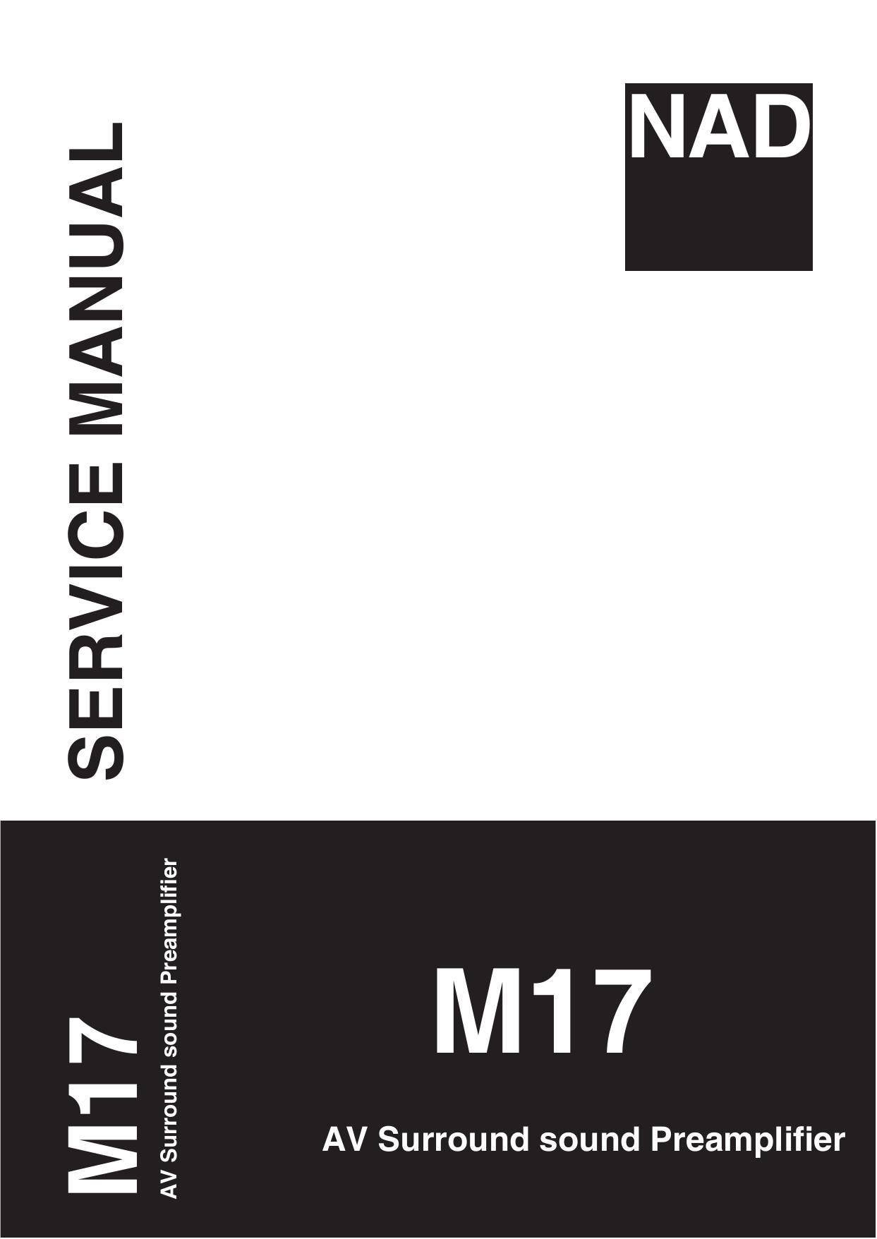Nad M 17 Service Manual