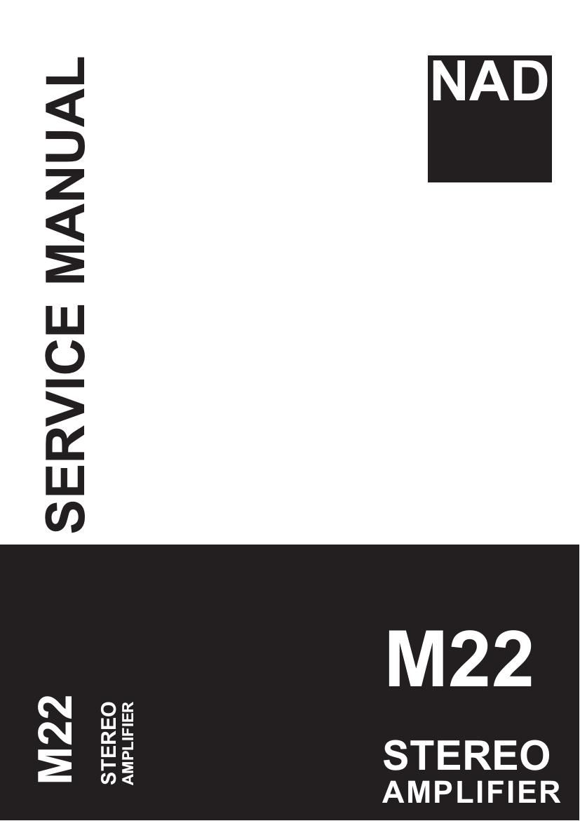 Nad M 22 Service Manual