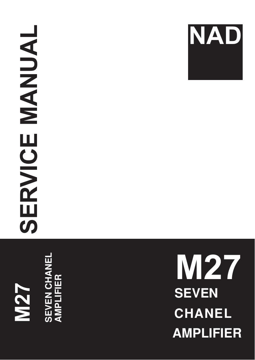 Nad M 27 Service Manual