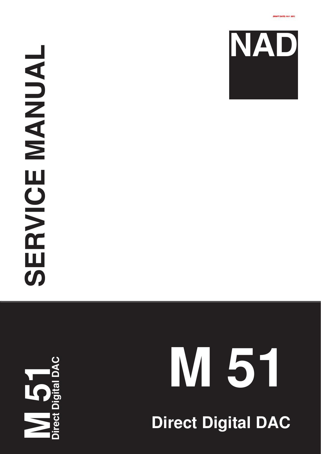 Nad M 51 Service Manual