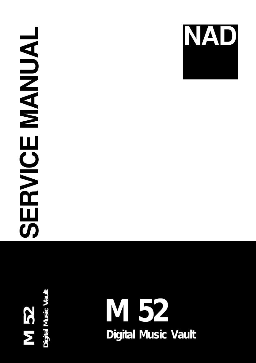 Nad M 52 Service Manual