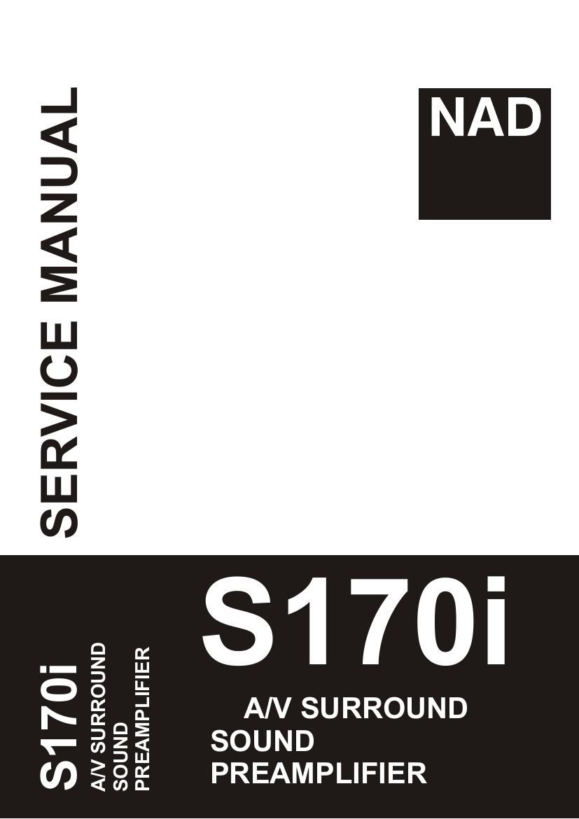 Nad S 170 I Service Manual