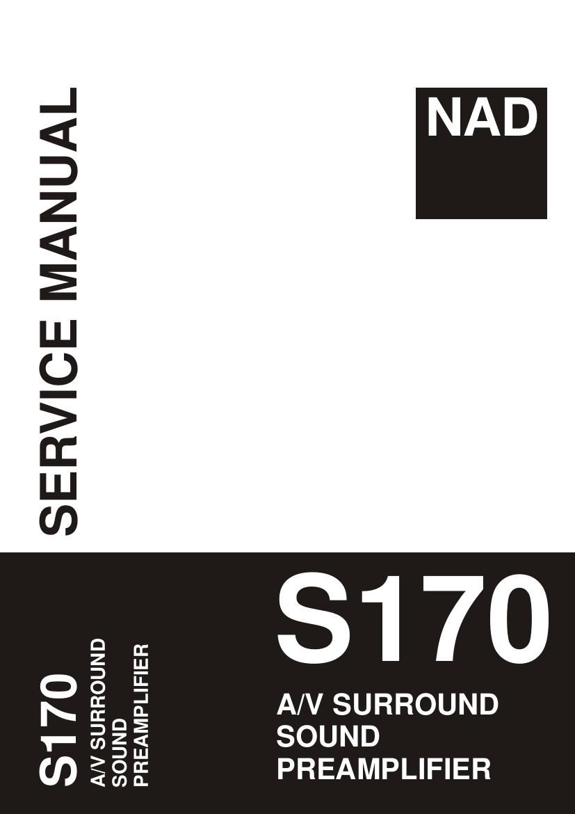 Nad S 170 Service Manual