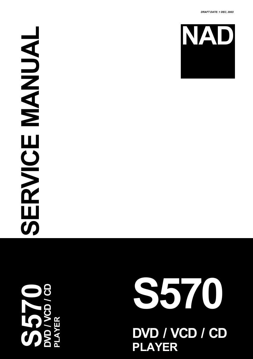 Nad S 570 Service Manual