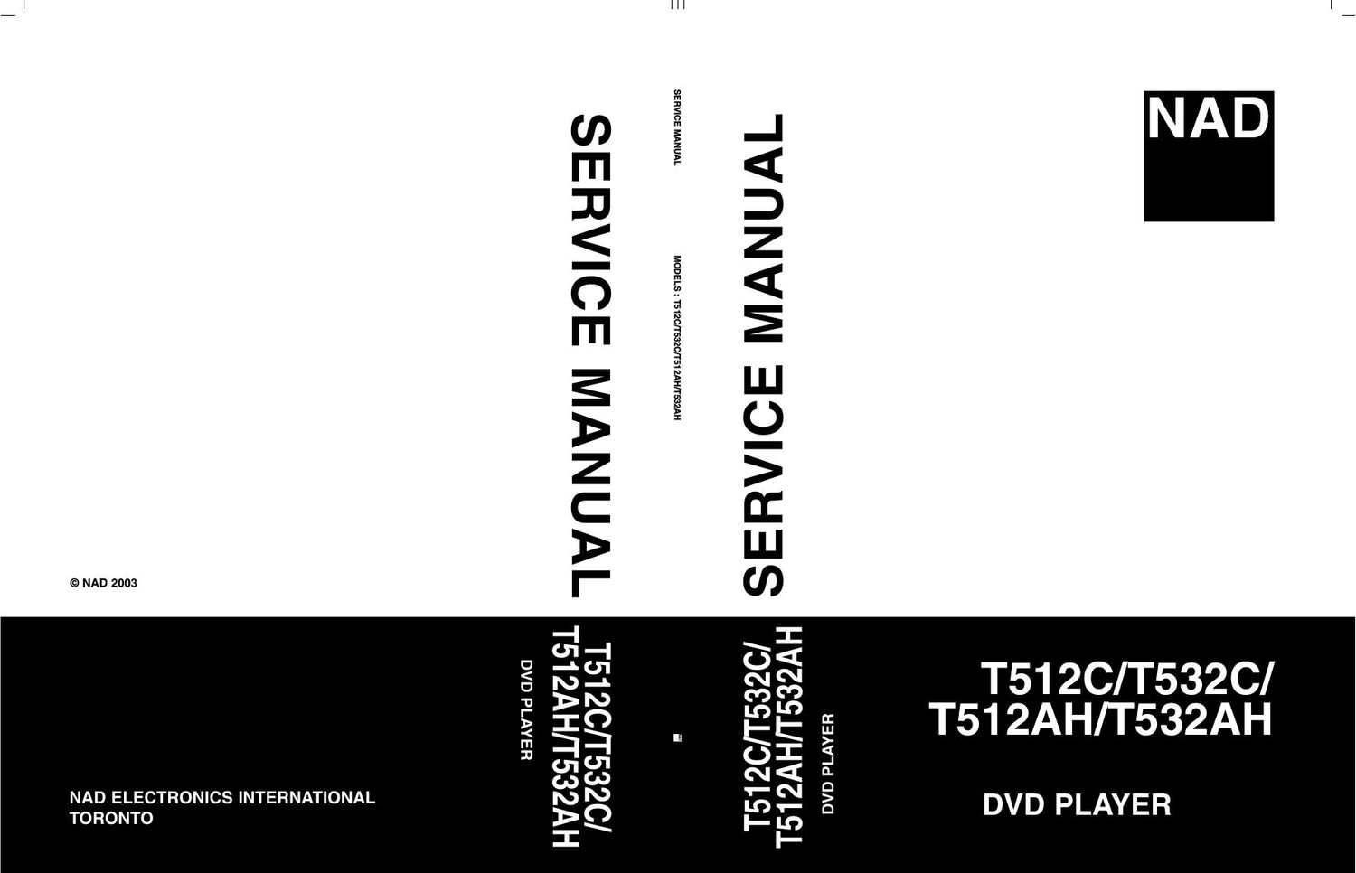 Nad T 532 AH Service Manual