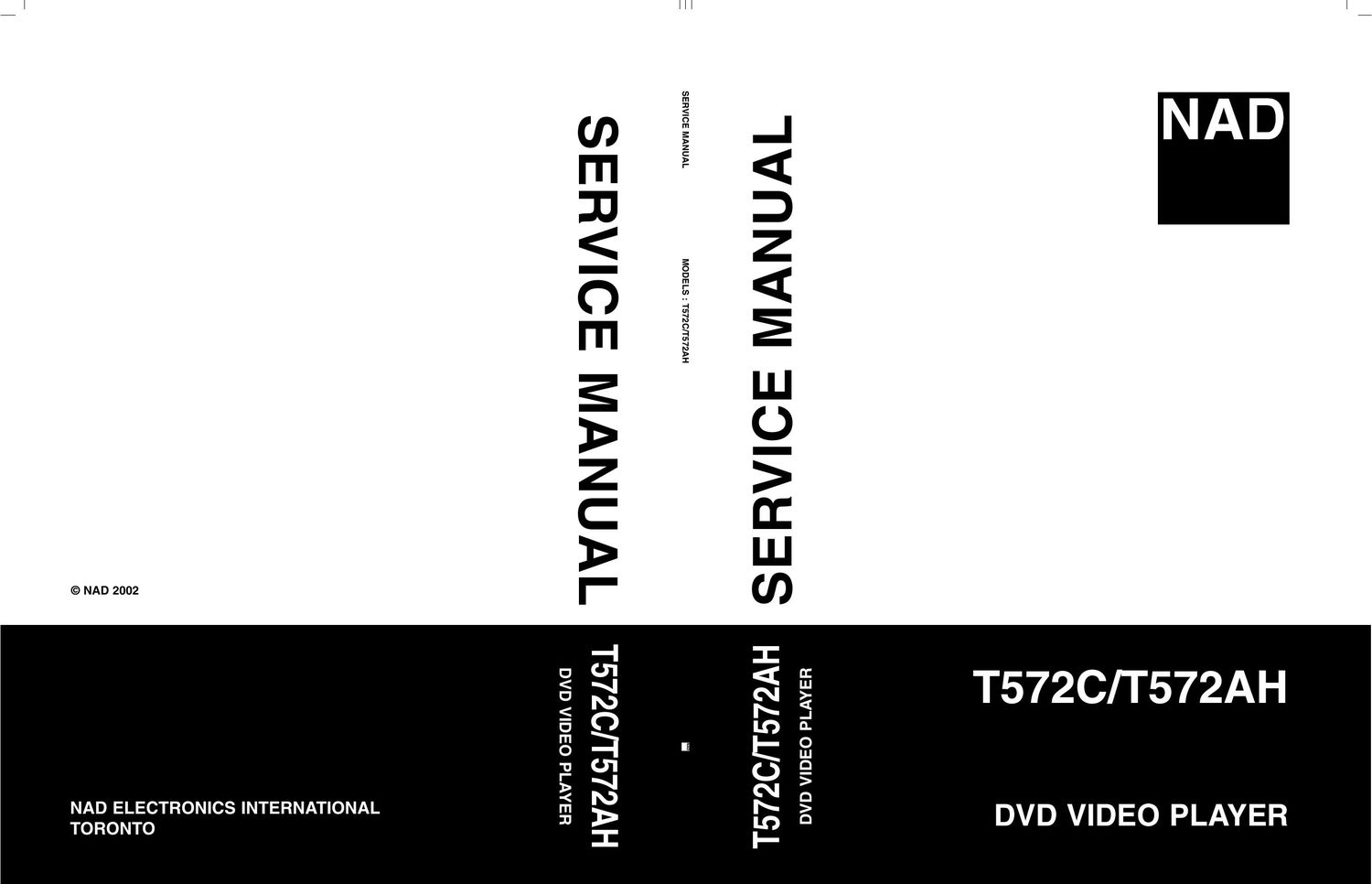 Nad T 572 C Service Manual
