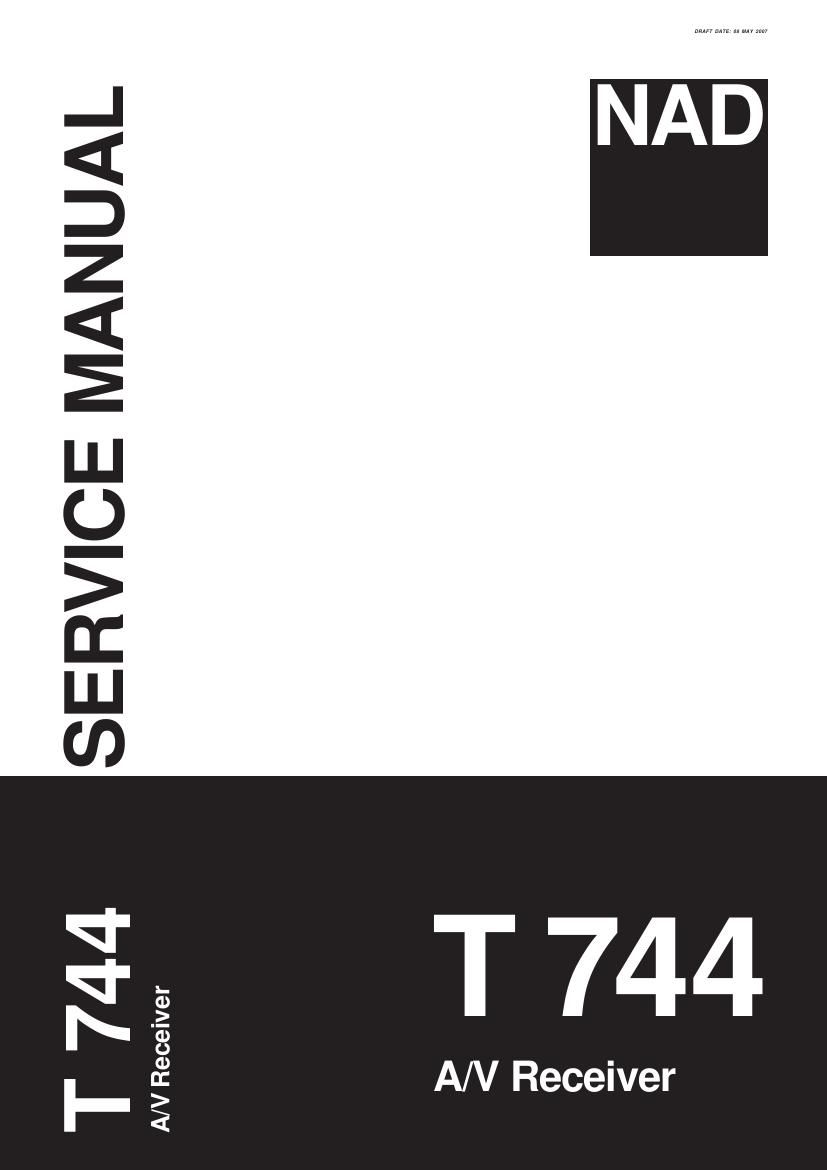 Nad T 744 Service Manual