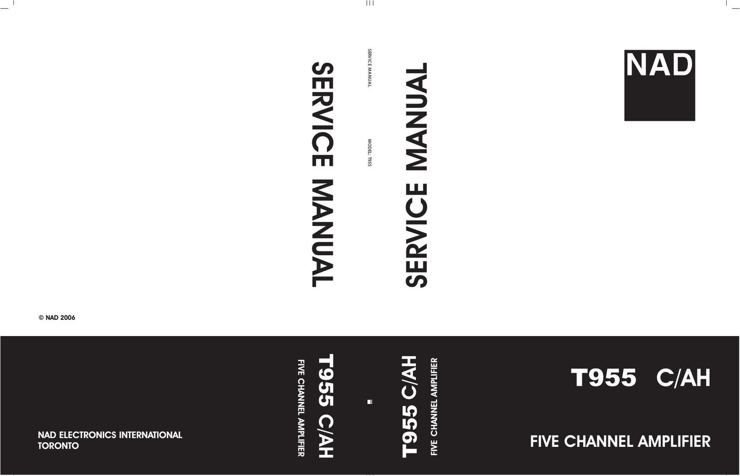 Nad T 955 Service Manual