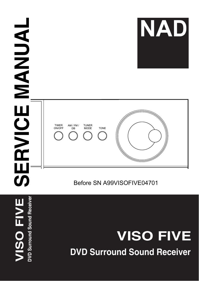Nad Viso Five Service Manual