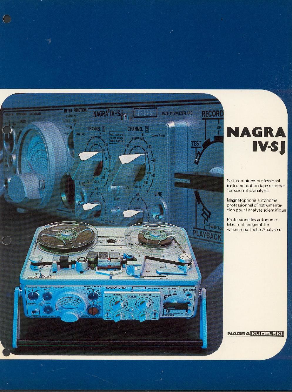 nagra 4 sj brochure