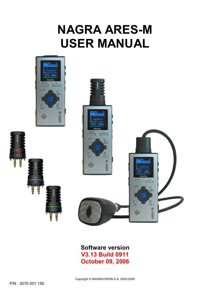 nagra ares m owners manual