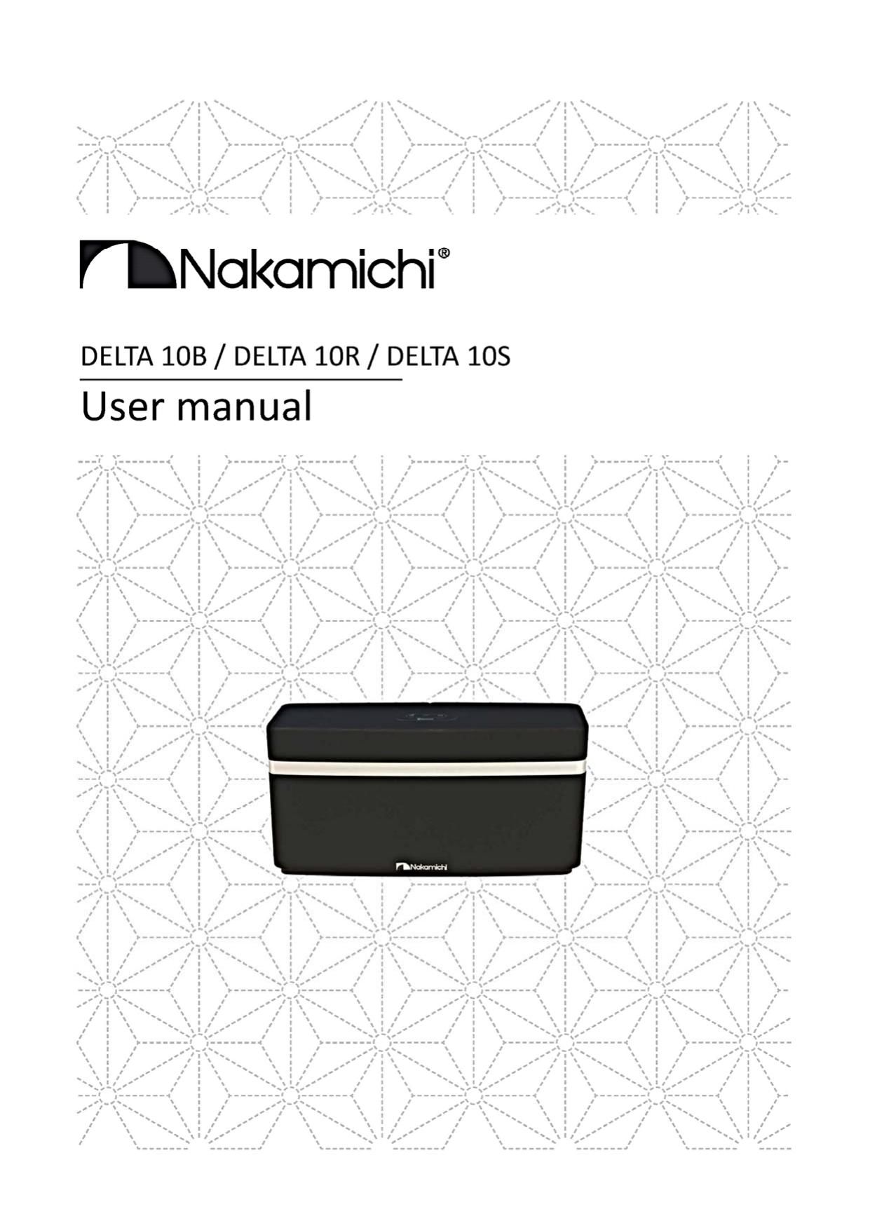 Nakamichi DELTA 10 B Owners Manual