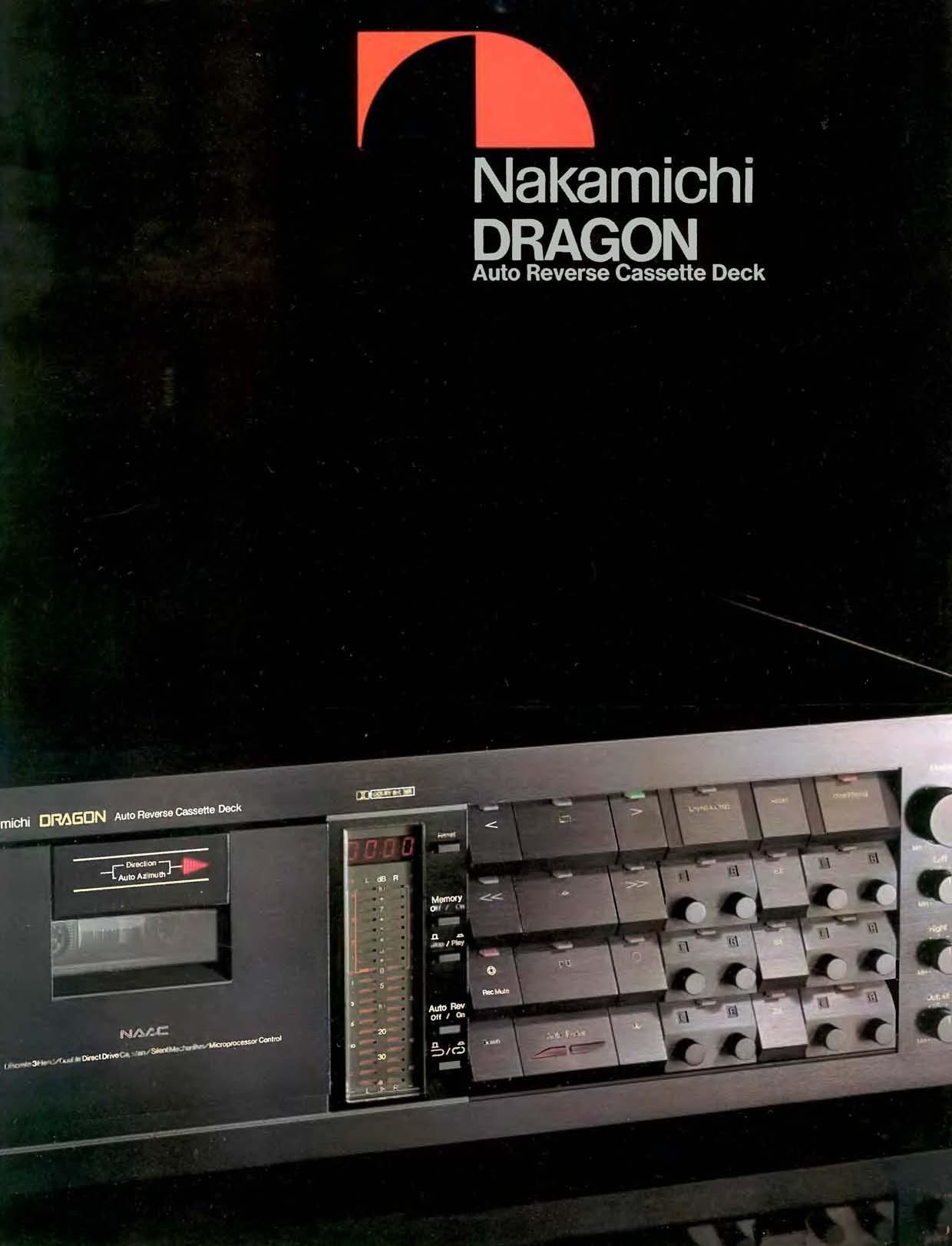 Nakamichi Dragon Brochure