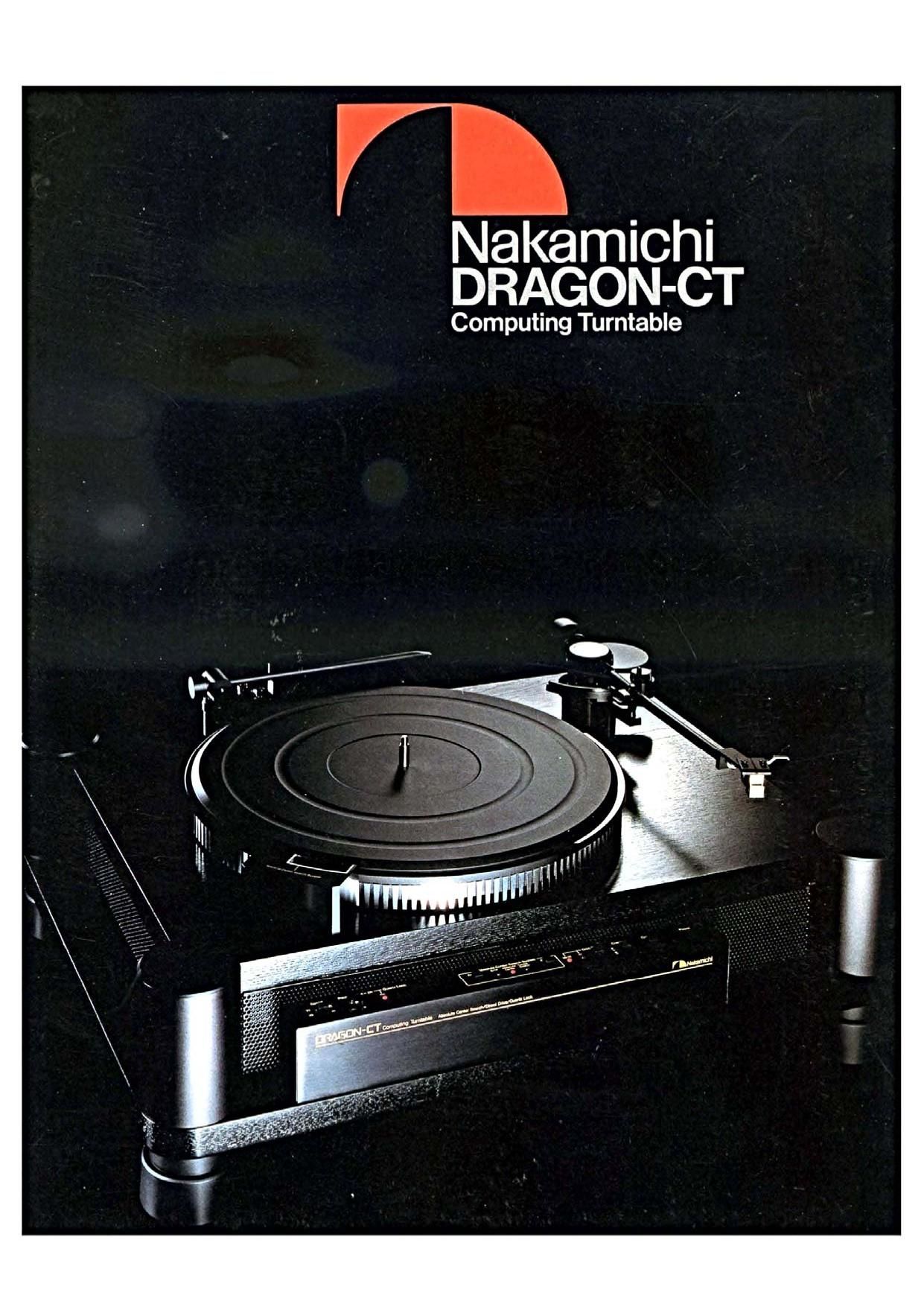 Nakamichi Dragon CT Brochure