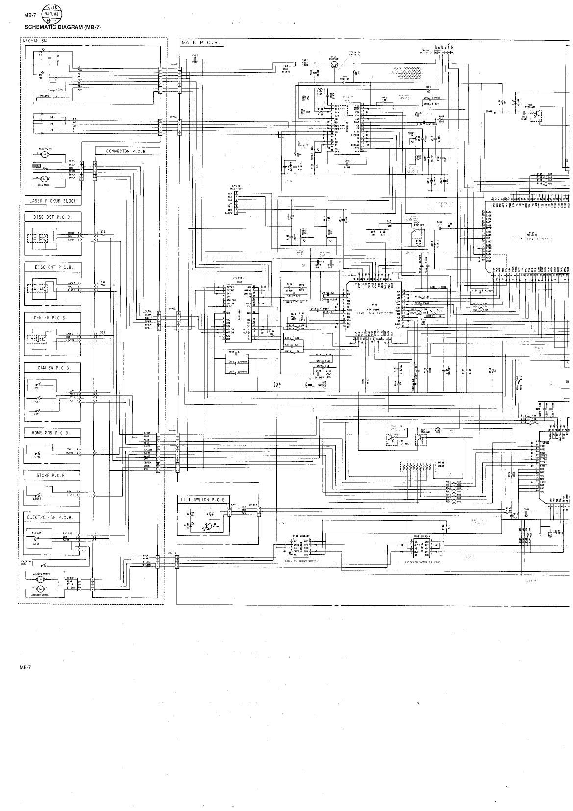 Nakamichi MB7 9 cd schematics