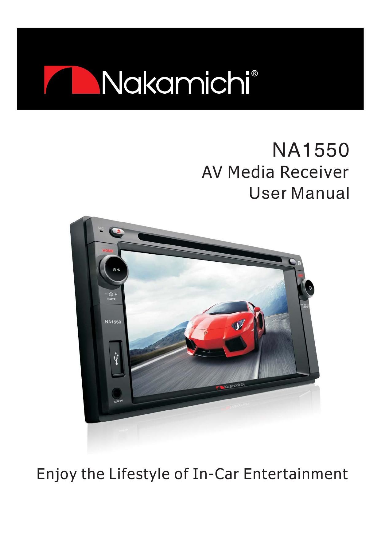 Nakamichi NA 1550 Owners Manual